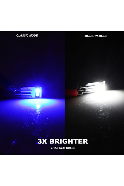 Choice 4Piece Blue White Upgraded Door Panel Ambient Lighting For BMW F30 F31...