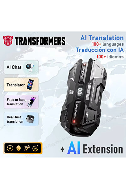 Choice TRANSFORMERS TF-T51 AI Black New Transformers TF-T51 AI TWS Bluetooth ...