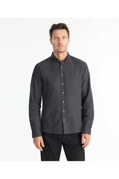 Yargıcı Regular Shirt Collar Long Sleeve Shirt
