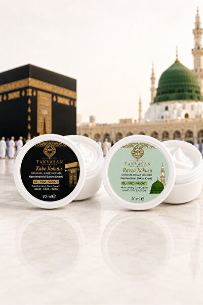 Takvasan Ravza Kokusu and Kabe Kokusu Moisturizing Cream 20 ml + 20 ml Daily ...