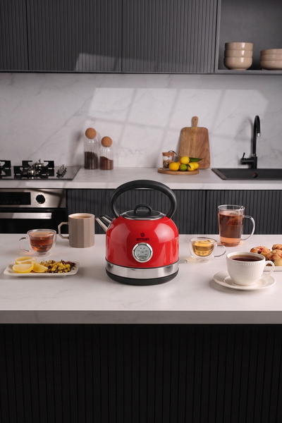 Emsan Retro Kettle 2202 Retro 2,2L Red 2200W