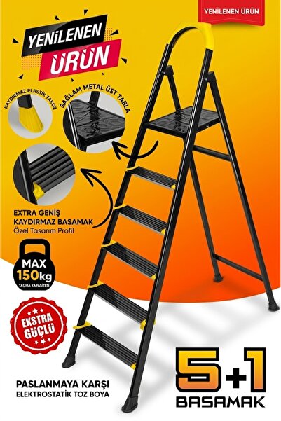 Zigana Merdiven Hardy 5+1 Basamaklı Özel Tasarım Hafif me