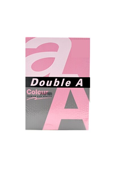 DOUBLE A Double-A Renkli Fotokopi Kağıdı A4 80 Gram Pastel Pembe (100 Lü Paket)