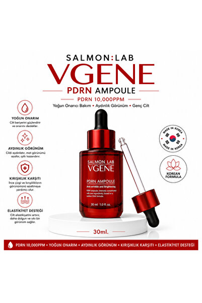 SALMON:LAB VGENE SALMON LAB VGENE PDRN Serum Kırışıklık Karşıtı Aydınlatıcı K...