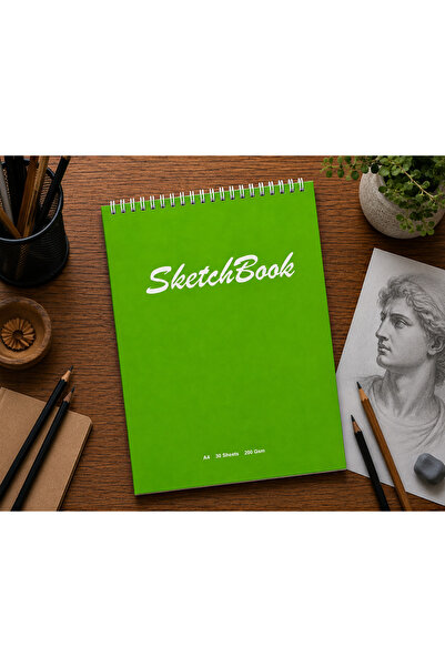 Pagos Yayınları Wise Owl Premium A4 Sketchbook Hard Cover Sketchbook |   200 ...