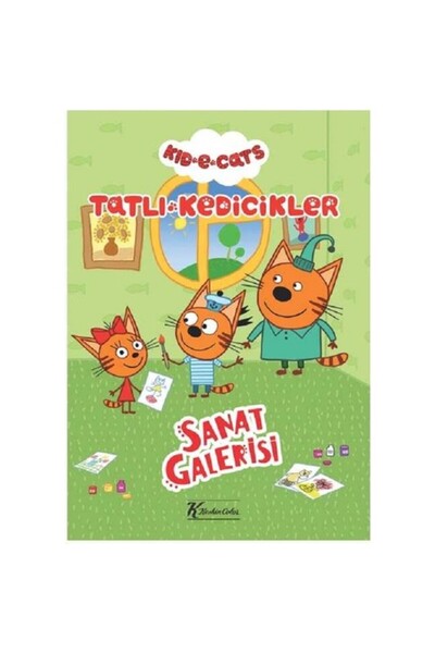 KESKİN COLOR Tatlı Kedicikler Hikaye Kitabı Sanat Galerisi 20X28Cm 4 Yaprak 2...