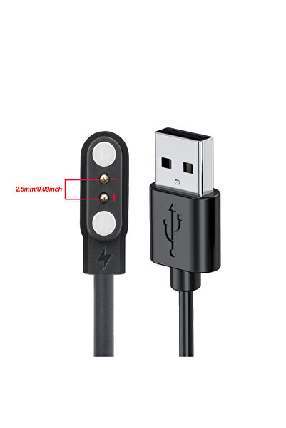 Choice Black Smart Watch Charger for 3Plus Vibe Pro/Vibe Lite USB Magnetic Ch...