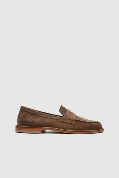 Clever Lucky Erkek Vizon Nubuk Deri Loafer Ayakkabı [CL010004]