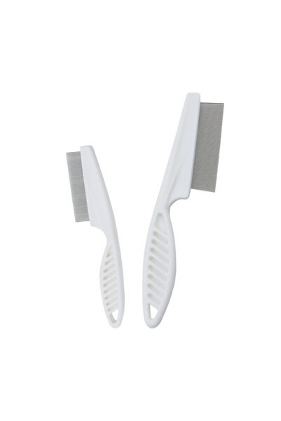 Choice S White Pet Grooming Comb Stainless Steel Cat Dog Flea Deshedding Comb...