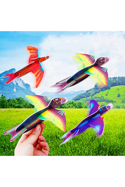 choice2 6pcs-2 6PcsDIY Creative Assembled Rotary Aircraft Small Gifts Kids Bi...
