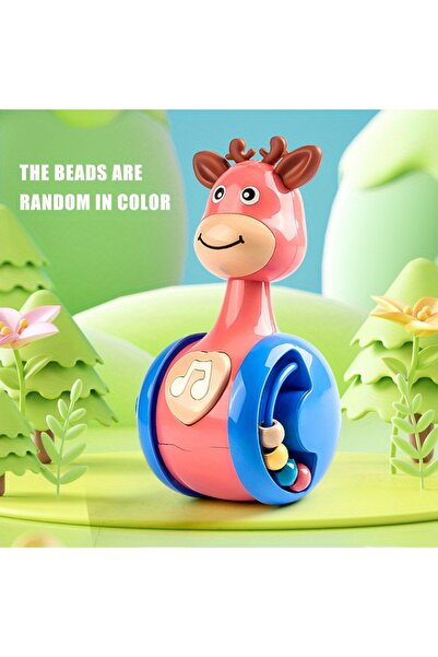 Choice1 Pink Roly Poly Baby Toys 6 to 12 Months, Tumbler Wobbler Toys for Inf...