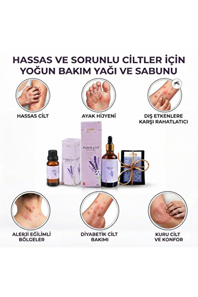 PAROLENT MİX Sorunlu Ciltler İçin Losyon Ve Sabun 50ml 1 Ad. 20ml 1 Ad. Sabun 1 Ad.