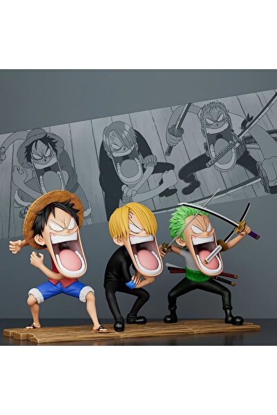 Choice Bandai One Piece Thirsty Trio - Magnetic & Adhesive Anime Figurines of...
