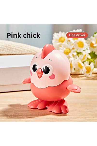 Choice5 Pink Cute Wind Up Chick Toy No Battery Needed Baby Crawling Education...