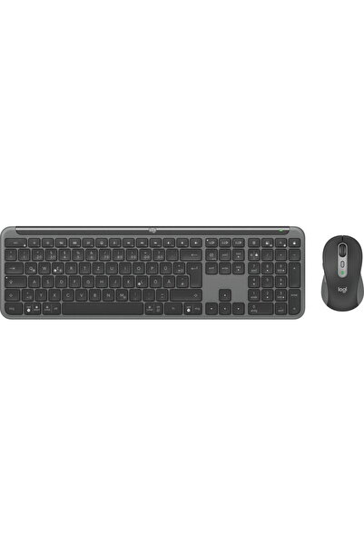 logitech Set Tastatura si Mouse Mk950 Signature Slim, RF si Bluetooth, QWERTZ...