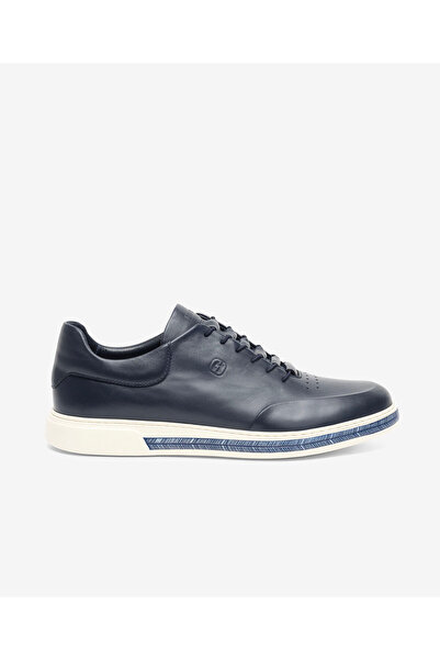 Greyder Erkek Lacivert Hakiki Deri Casual Ayakkabı 6Y1UA64811