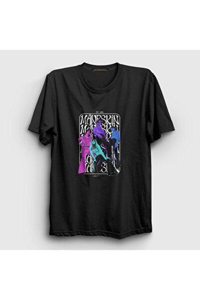 Presmono Unisex Black Colors Band Maneskin T-shirt356803tt
