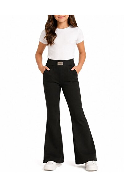 Julia Kids Pantaloni P110, negri,