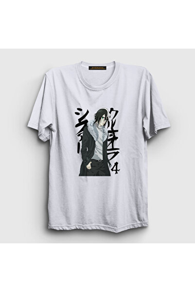 Presmono Unisex beli Ulquiorra V2 anime Bleach T-shirt 128407tt