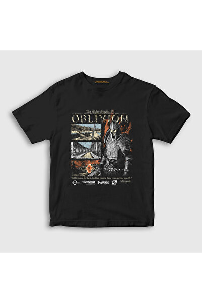 Presmono Unisex Kids Black Hero of Kvatch Elder Scrolls Iv Oblivion T-Shirt 6...
