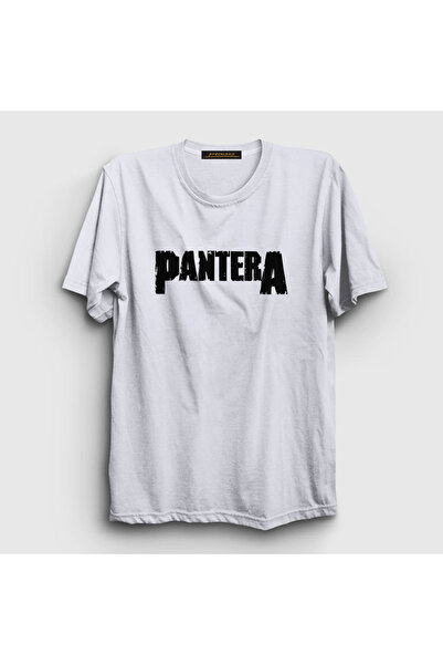 Presmono Unisex beli logo Pantera T-shirt 168568tt