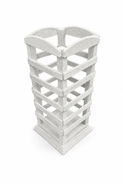STAND MARKET Gray Suede Earring Stand - Rotating