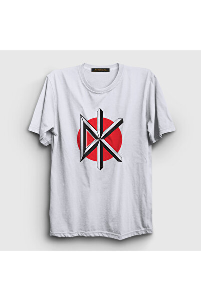Presmono Dead Kennedys unisex beli logo T-shirt - 491161tt