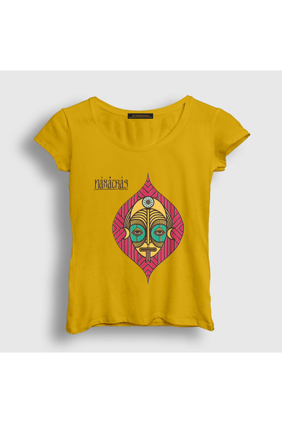 Presmono Tricou galben pentru femei Band Naxatras 576647tt