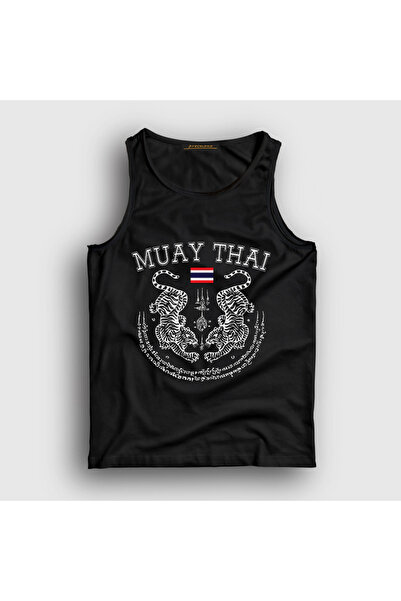 Presmono Unisex Black Thailand Tiger Ufc Mma Muay Thai Athlete 499000 Tt