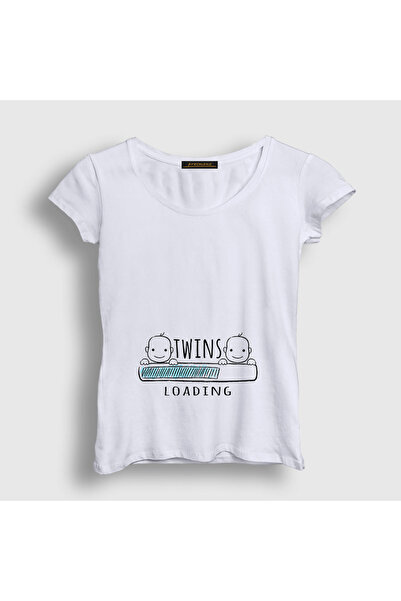Presmono Bijele ženske bliznakinje porođaj trudnoća T-shirt model 535412TT