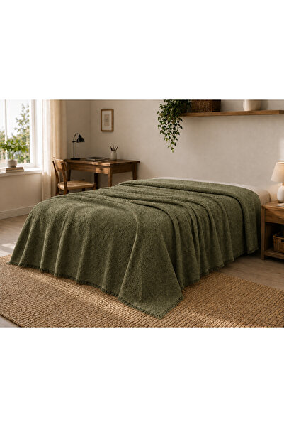 Kapreo Home Oceanwave Çok Amaçlı Örtü 170 X 200 Koyu Yeşil