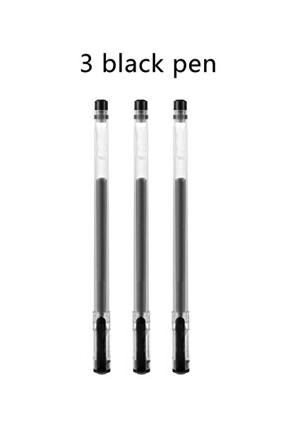 Choice 3 Pcs black 3/10pcs/mix Diamond Tip Gel Pen,0.38mm Large-capacity Blac...