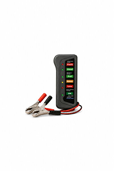 MVLH 12V LED Akü ve Alternatör Test Cihazı Dijital Akü Voltaj Ölçer Şarj Sist...