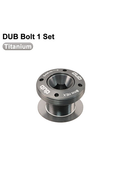 Choice 1 Set Titanium HEPPE Bike Crank Arm Cap DUB Crank Cover for SRAM NX/GX...
