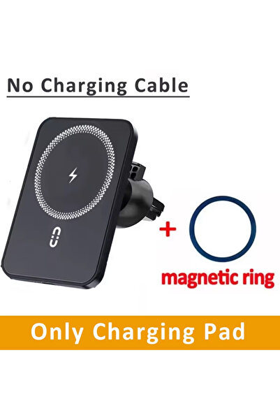 Choice5 VIKEFON Black No Cable Magnetic Wireless Car Charger Air Vent Clip Ph...