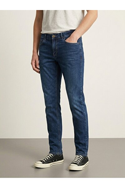 HLT JEANS Keven Dark Blue Grinded Slim Fit Lycra Flexible Jeans