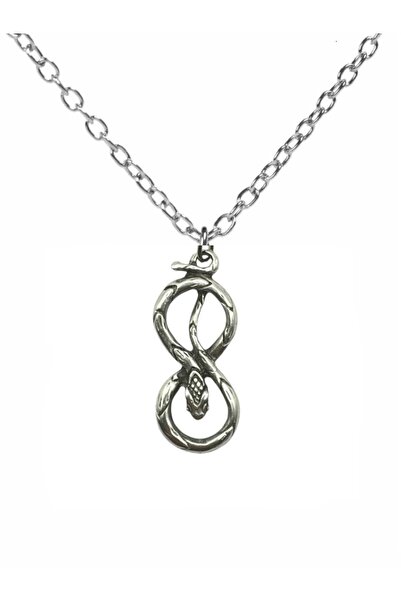 Herşey Nota Unisex Necklace with S-Shaped Python Figure – 60 cm Chain, Power ...