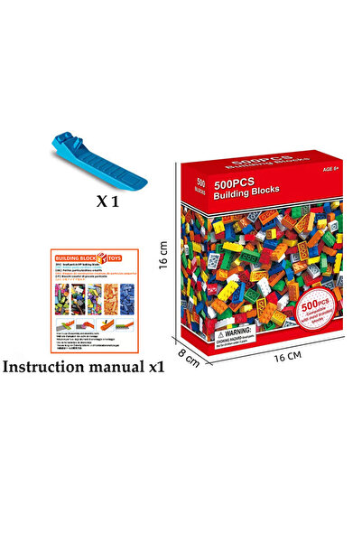Choice3 500pcs color box 1000 DIY creative building blocks bulk set Urban Cla...