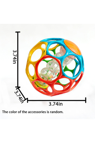 Choice 3109 -hourglass Colorful Baby Grasping Ball Soft Hollow Sensory Teethi...