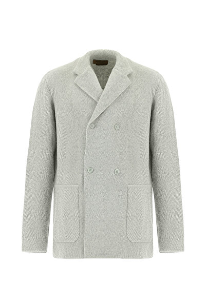 Abdullah Kiğılı Italian Y Wool Ü K Cashmere I İ Silk Arışımlı Kr Double-Breas...