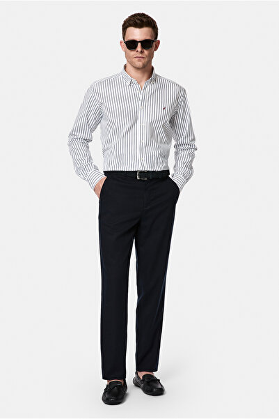 Abdullah Kiğılı Regular Fit Standard Cut Side Pocket Lyocell Cotton Blend Can...