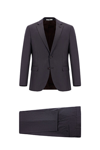 Kiğılı 7 Drop Slim Fit Dar Kesim Desenli Takım Elbise