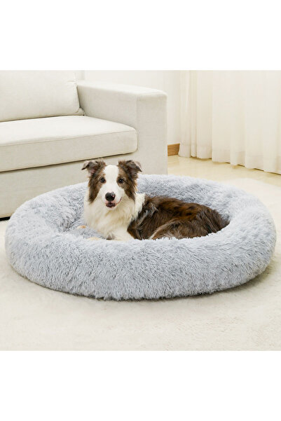 Choice XL 70cm Gray Soft Dog Beds House Soft Long Plush Best Pet Dog Bed For ...