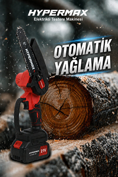hypermax 4’lü Bahçe Bakım Seti Çim Biçme Makinesi Hava Üfleme Makinesi, Dal Budama Makası ve Budama Testeresi