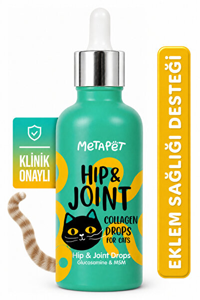 Metapet Kediler için Eklem Sağlığı Destekleyici, Glukozamin Hip Joint Vitamin...
