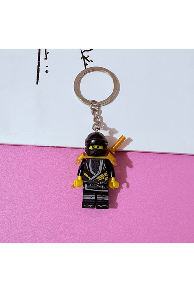 Choice1 3 Anime Mini Figure Ninja Building Blocks Keychain Cartoon Character ...
