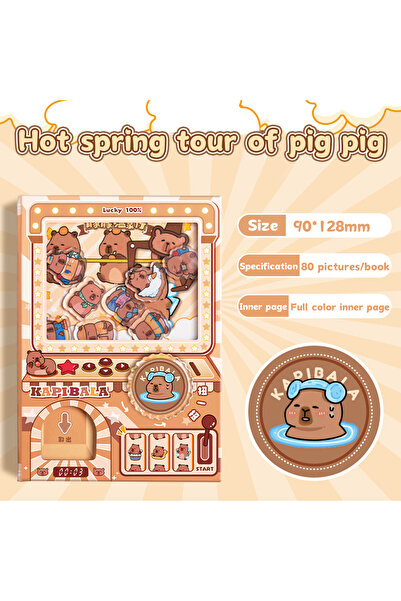 Choice1 Spa Kawaii Capybara Busy Notebooks | Reusable Stress Relief Sensory T...