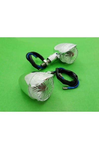 CHOPPER SİNYAL MİNİ NİKEL ŞAPKALI 2 Lİ SET