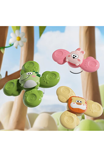 Choice1 AYL006 2 3 4leaves Baby Sucker Spinning Toys Children Bath Montessori...
