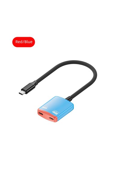 Choice1 Blue Red AR Smart Glasses Cable Adapter Converter 100W Type C Univers...